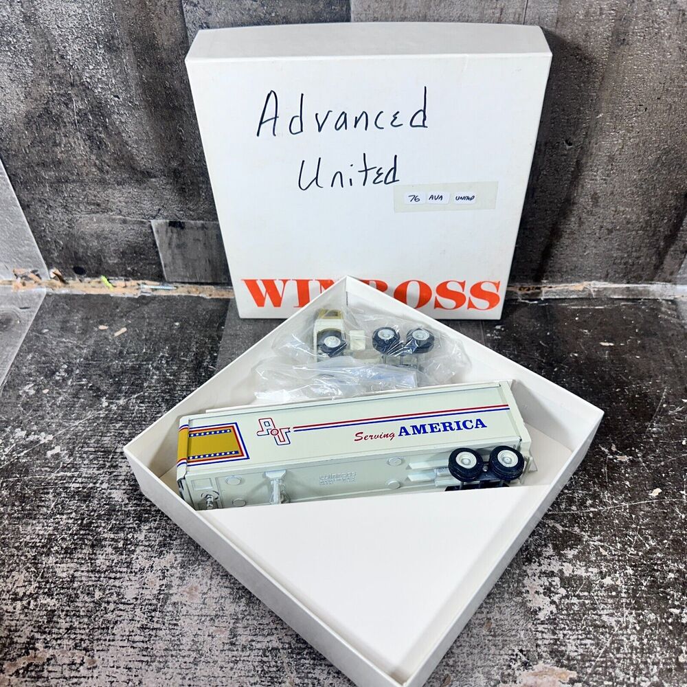 Advance United '77 Winross‎ Truck Diecast with Box